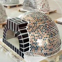 Portable Mobile Cart Pizza Oven Brick Pizza Ovens Tolls for Making Sale