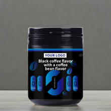 OEM RTS Black Coffee Tablet Candy - Coffee Flavored Chew and Eat Sucrose Coffee Beans for Adults