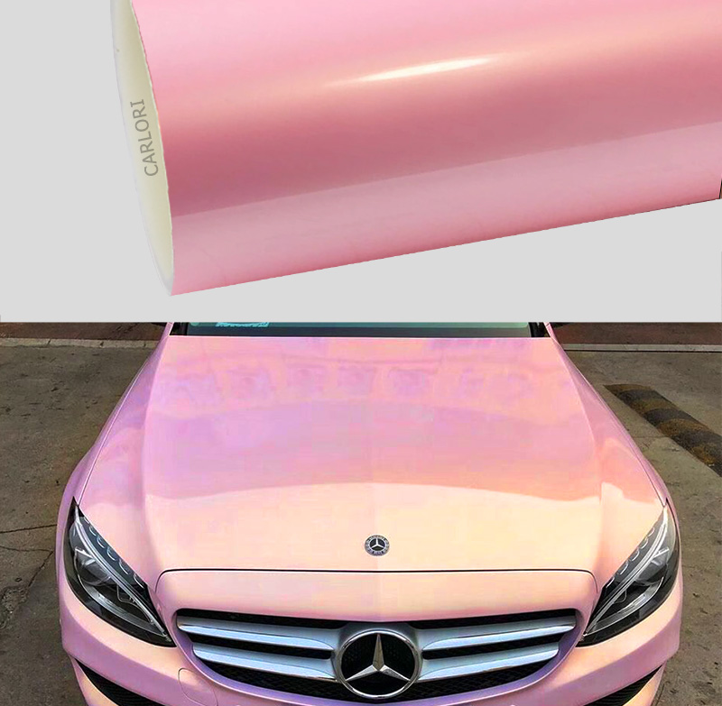 Fantasy المعدني Kenting الوردي سيارة التفاف الفينيل