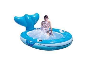 WHALE SPRAY WATER POOL
