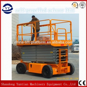 Competitive price 6m lift height electric mobile scissor lift