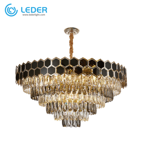 LEDER, lámpara colgante de cristal moderna