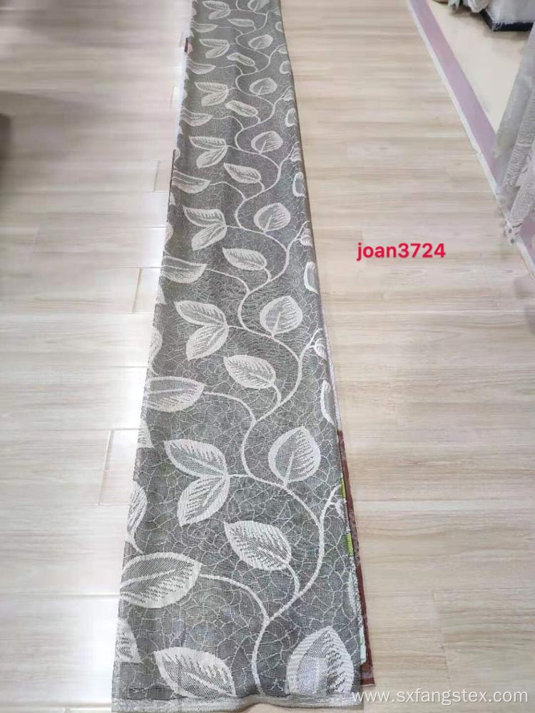 Polyester Warp Paper Printing Lace Window Curtains Fabric