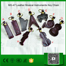 MG-47 Leather Musical Instruments Key Chain