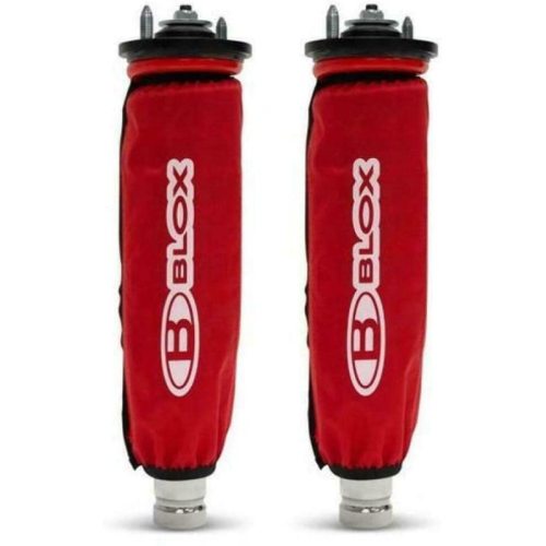 RACING Coilover Covers Heavy Duty Nylon - Red (Pair) Nylon Coilover Covers