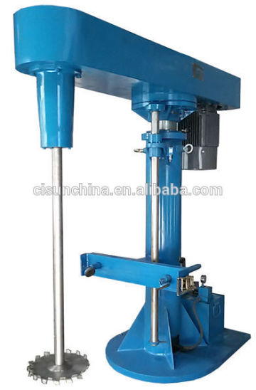 Hydraulic lift high speed disperser for coating