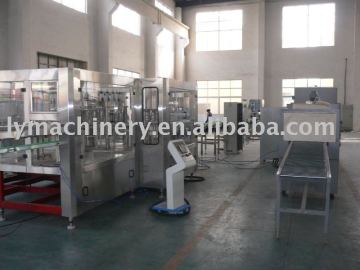 Mineral water filling line