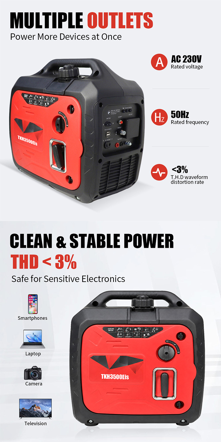 Generador de gasolina inversor TKH3500is(3) TKH3500is Inverter Gasoline Generator(3)