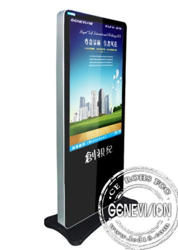 Full Hd Video Kiosk Digital Signage For Shopping Mall , Ir Remote