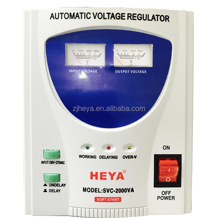 Bangladesh Function of SVC SVR 2000VA 3KVA 2KW 220VAC Servo Voltage Stabilizer