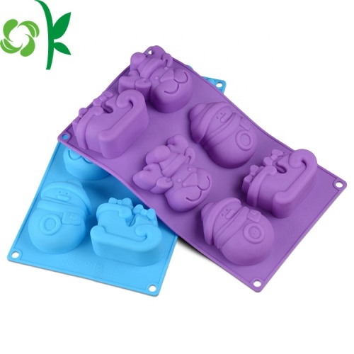 Khuôn nướng silicone Giáng sinh không chứa BPA