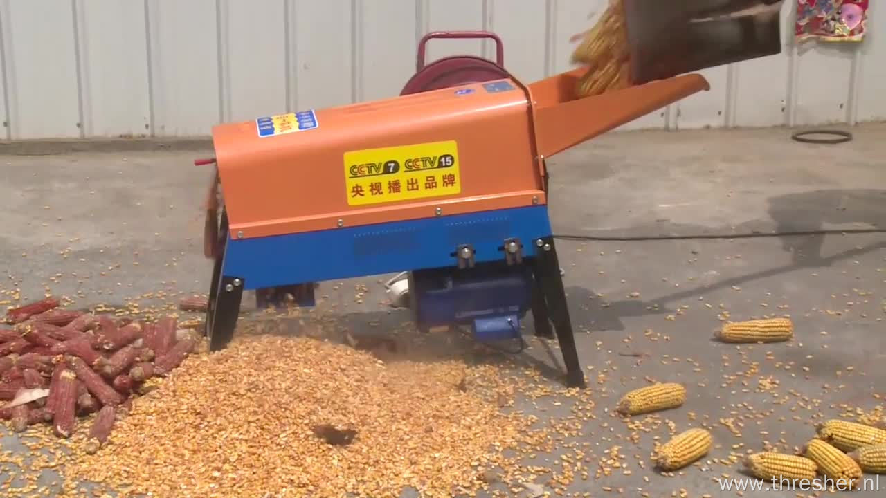 1800kg/hr Easy Installation Corn Thresher Machine for Sale