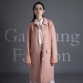 Pink basic cashmere coat