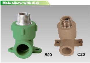 Male Elbow with disk