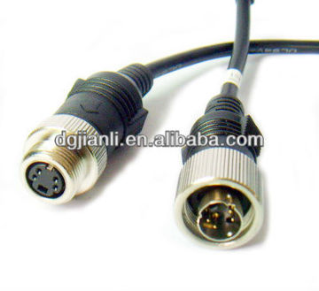 s-video with screw video cable for CCTV camera