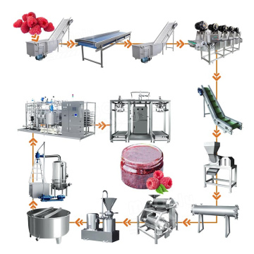 Small Fruit Puree and Jam Production Line Machine