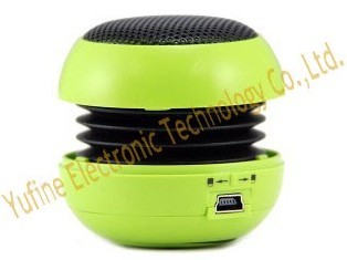 Hot selling mini hamburger speaker,  metal net hamburger speaker factory, wholesales gift mini speaker, can make logo on it