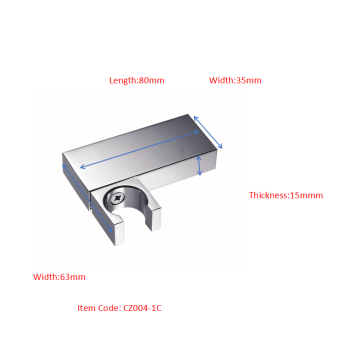 Flat Square Duschhalter