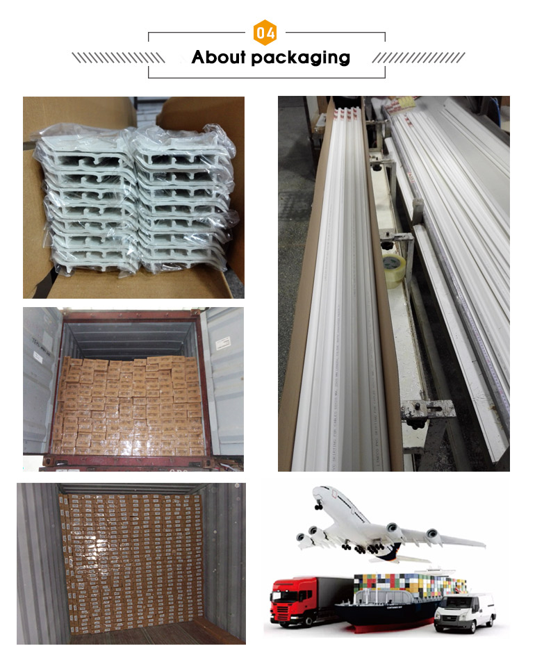 F75-A, Customized Decorative Plastic Profile PVC Foam Baseboard Wall Skirting Board Protectors