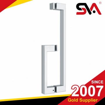 stainless steel glass door handles