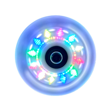 Custom logo pattern 58mm light up roller skate wheel and for skateboard wheel