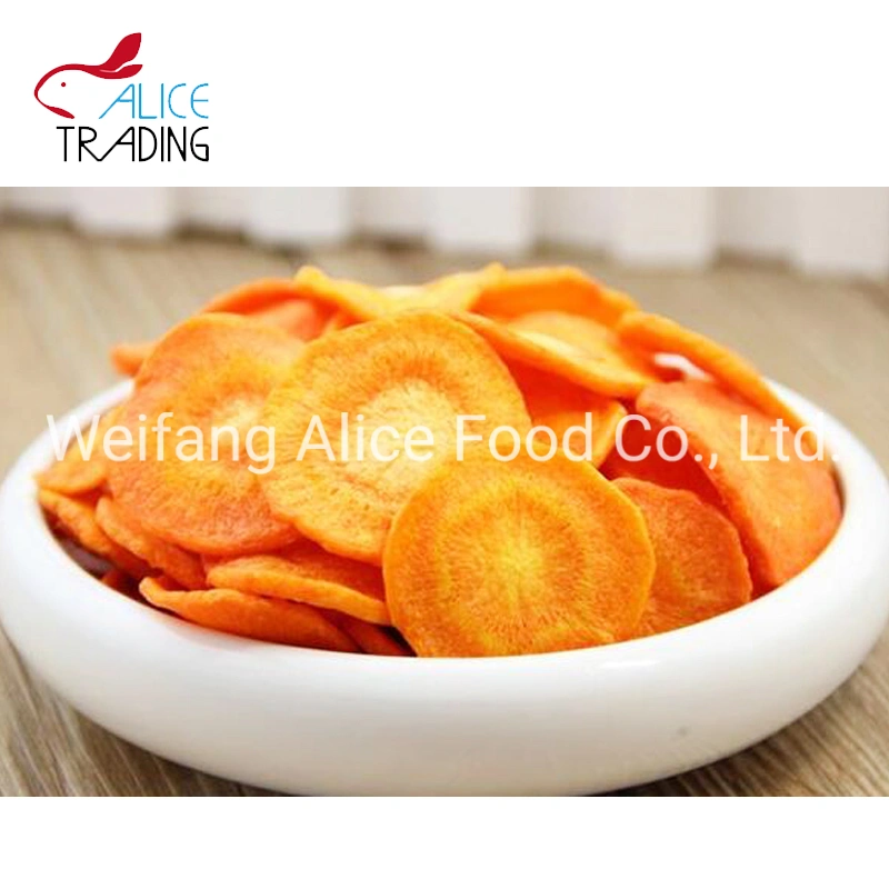 Chinese Bulk Packing Vf Vegetable Snack Vacuum Fried Carrot Chips