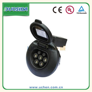 TUV approved IEC 62196 standard EV Charger Station socket