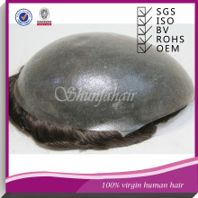 In stock full thin skin toupee,man toupees prices,super thin skin toupee