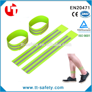 high visibility safety reflective ankle band for running walking jogging cycling