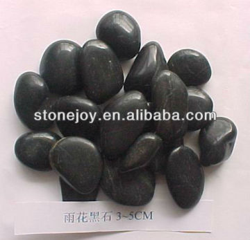 Landscaping Black Natural Stone Pebbles