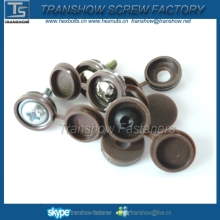 coffee colored screw covers