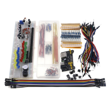 Electronics Component Basic Starter Kit with 830 Tie-Points Breadboard