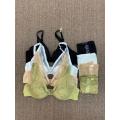 Set bikini reggiseno coppa coppa stampo in pizzo in stock