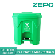 Green kitchen waste bin 30K-green