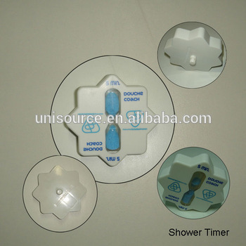 5 Min. Octagon Design Plastic Shower Timer