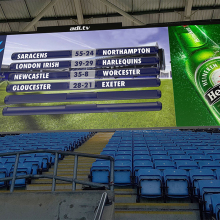 Large Stadium LED Display Screen 960x960mm P10 for Football Stadium Perimeter Video