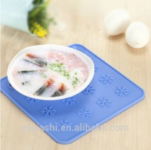 Factory Supplier Square Silicone Rubber Placemats Table Place Mats