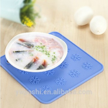 Factory Supplier Square Silicone Rubber Placemats Table Place Mats