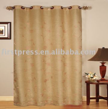 ORGANZA EMB WITH TAFFETA LINING CURTAIN