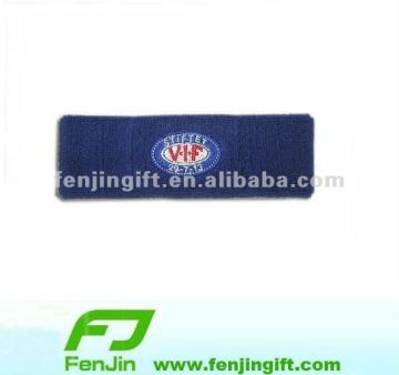 sports head band with embroidery logo