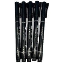 Wholesale High Quality Metal and Fiber Tip Black Fine Writing Ballpoint Pens