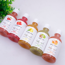 Natural Fruit Flavor Lightening Whitening Shower Gel