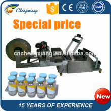 Hot sale semi auto bottle label applicator,vial label applicator,round bottle label applicator manual
