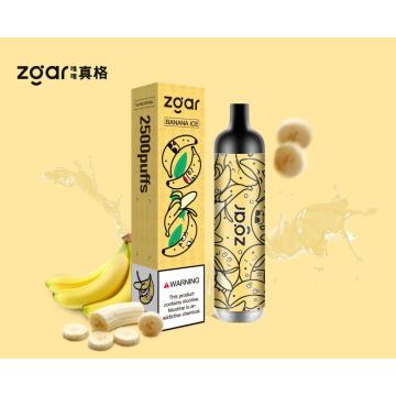 ZGAR descartável 2500 Puffs Atomizer Gift Box