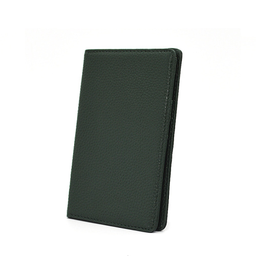 Green Travel Pu Leather Passport Card Holder Cover