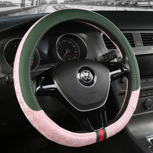 DDC car steering wheel cover leather protective cover