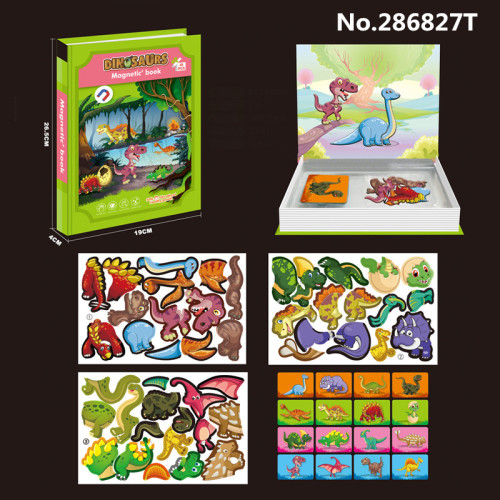 Dinosaur Magnetic Puzzle Toy para niños pequeños