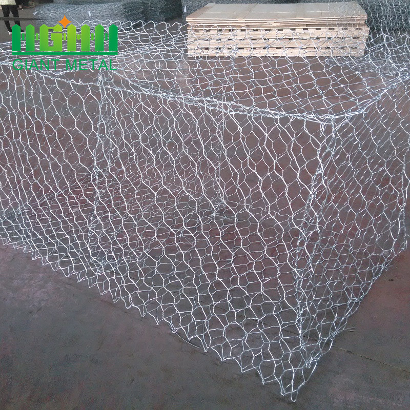 Galvanized Anti Corrosion Hexagonal Gabion Box Wire Mesh