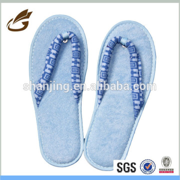 2015 new design unisex flip flop disposable bedroom slippers