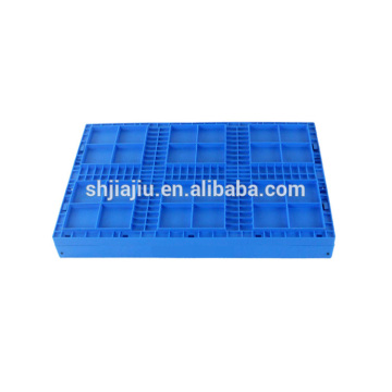 Folding plastic container collapsible plastic crate